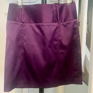 Metallic Purple Mini Skirt!